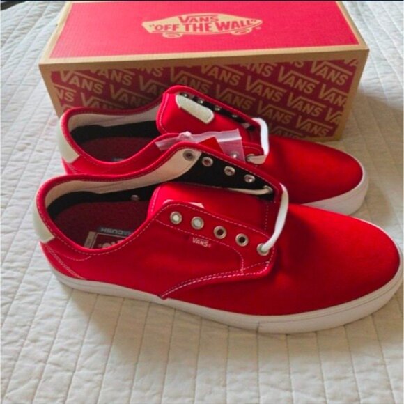 Vans Chima Ferguson Pro Men Size 13 Racing Red White Ultracush  032026 - Picture 6 of 8